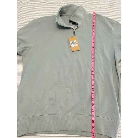 New Woolrich Mens Standing Stone Half Zip Arm Pocket Sweater Size Large Outdoor - Picture 3 of 8